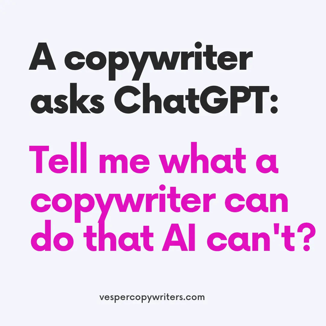 will chatgpt replace copywriters